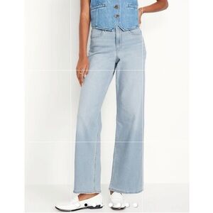 Old Navy Sz 10 High-Waisted Wow Wide-Leg Jeans